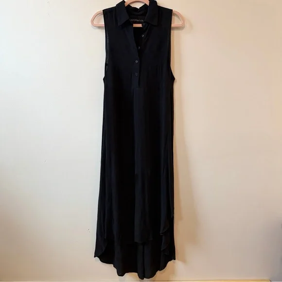 Reformation Black Button-Up Maxi Dress Size S/M 6/8 - Picture 6 of 9